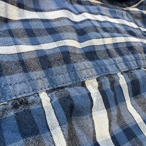 CARHARTT Button Up Shirt Mens Size XL Loose Fit Plaid Short Sleeve Work Utility - Picture 13 of 15